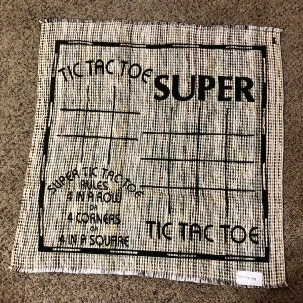 Giant Checkers and Tic Tac Toe Game